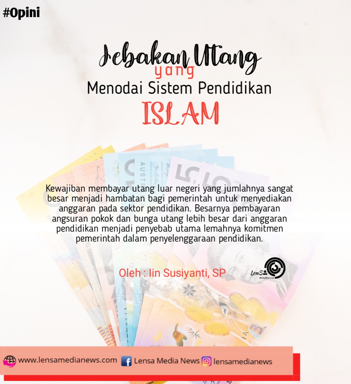 Jebakan Utang yang Menodai Sistem Pendidikan Islam - LenSa 