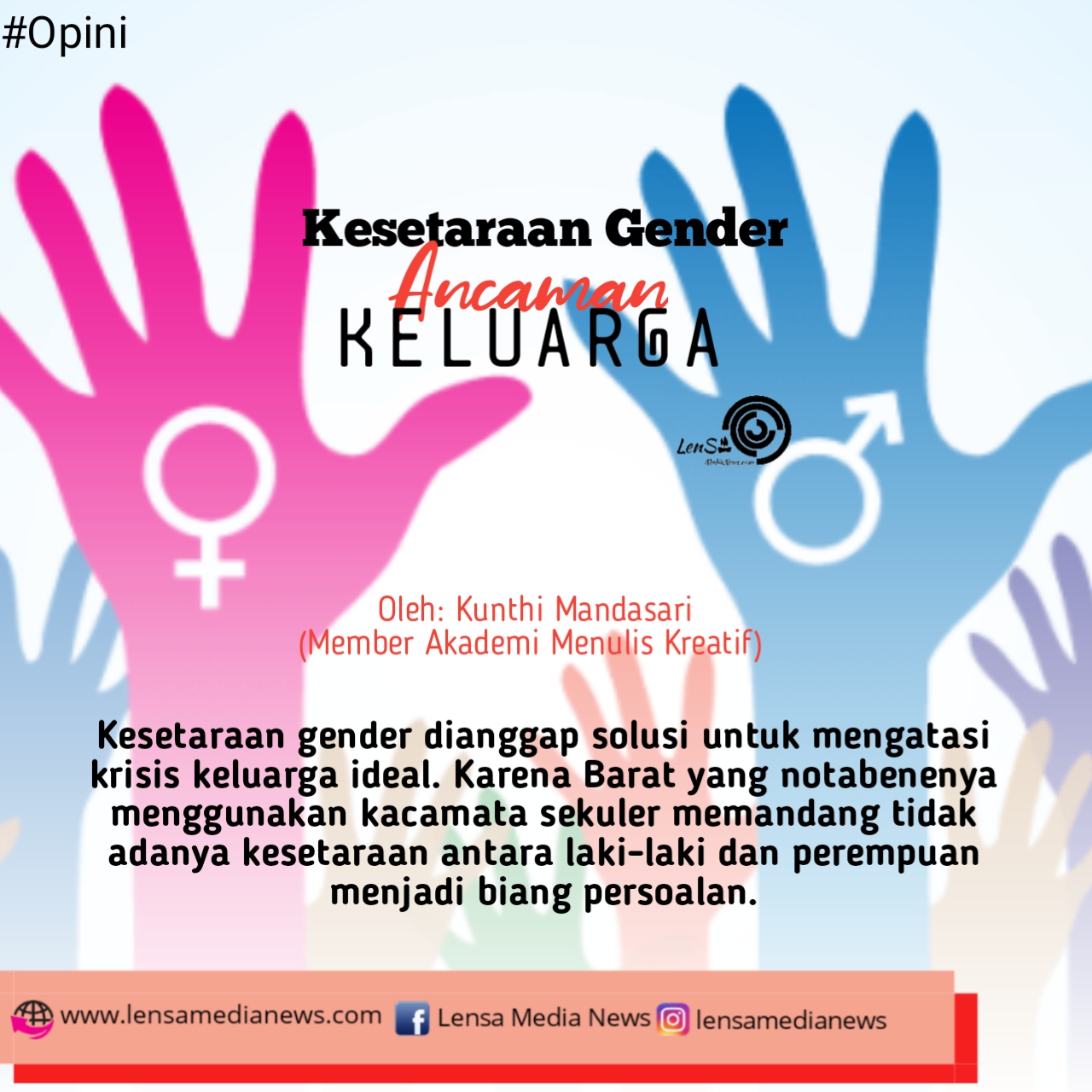 Kesetaraan Gender Ancaman Keluarga - LenSa MediaNews